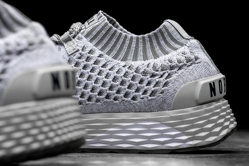 Women's Nobull Cool Knit Running Shoes Grey | SG O2762K